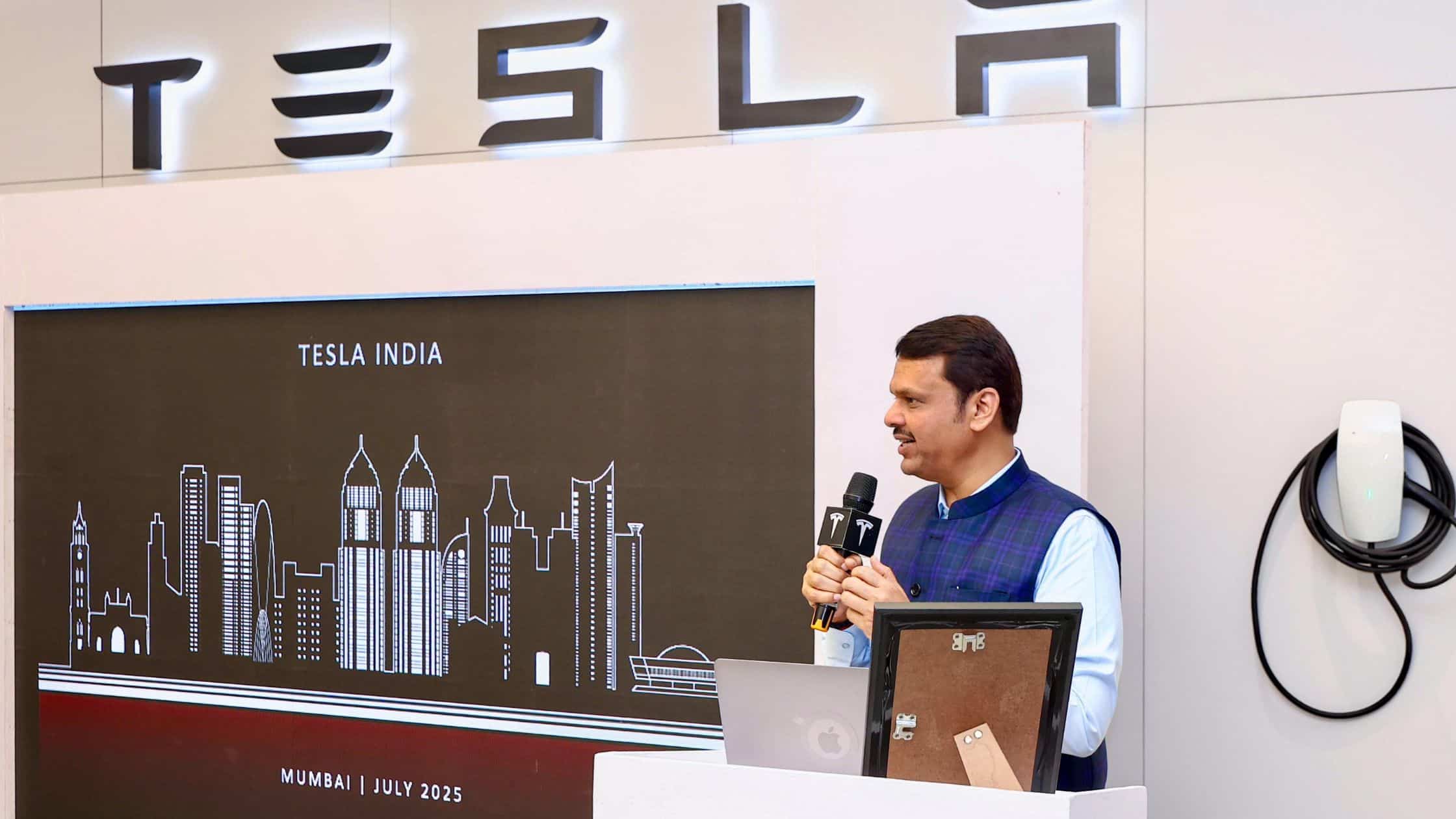 Tesla India showroom