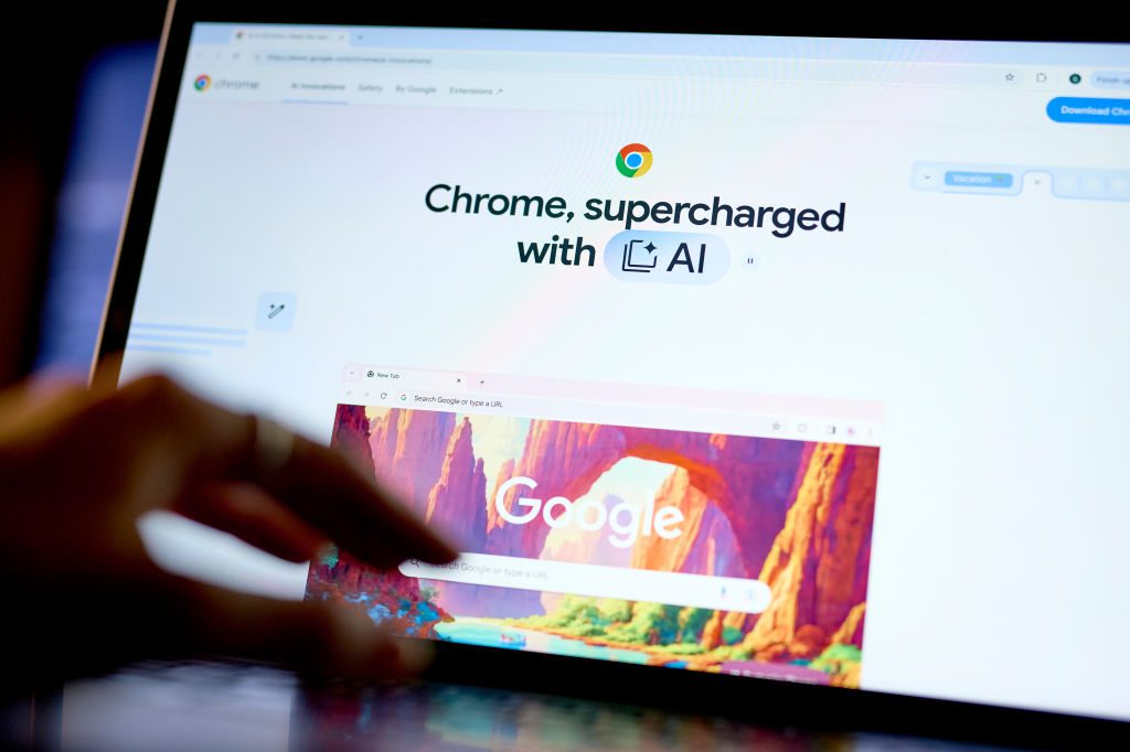 chrome with ai GettyImages 2184968624