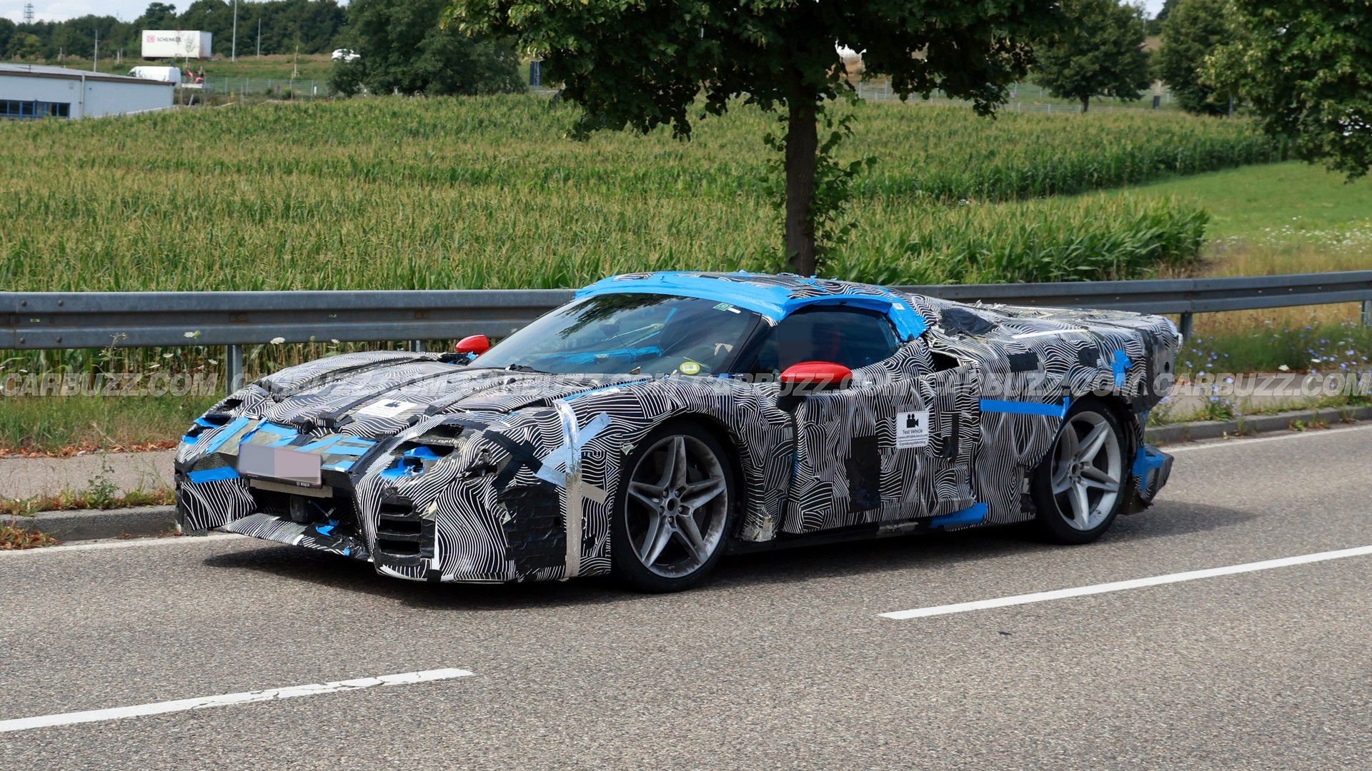 ferrari sf90 m prototype spy shot 2