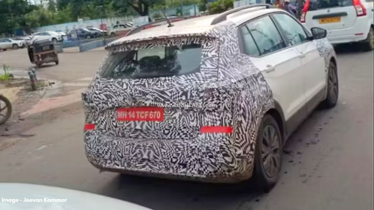 volkswagen taigun facelift spied testing