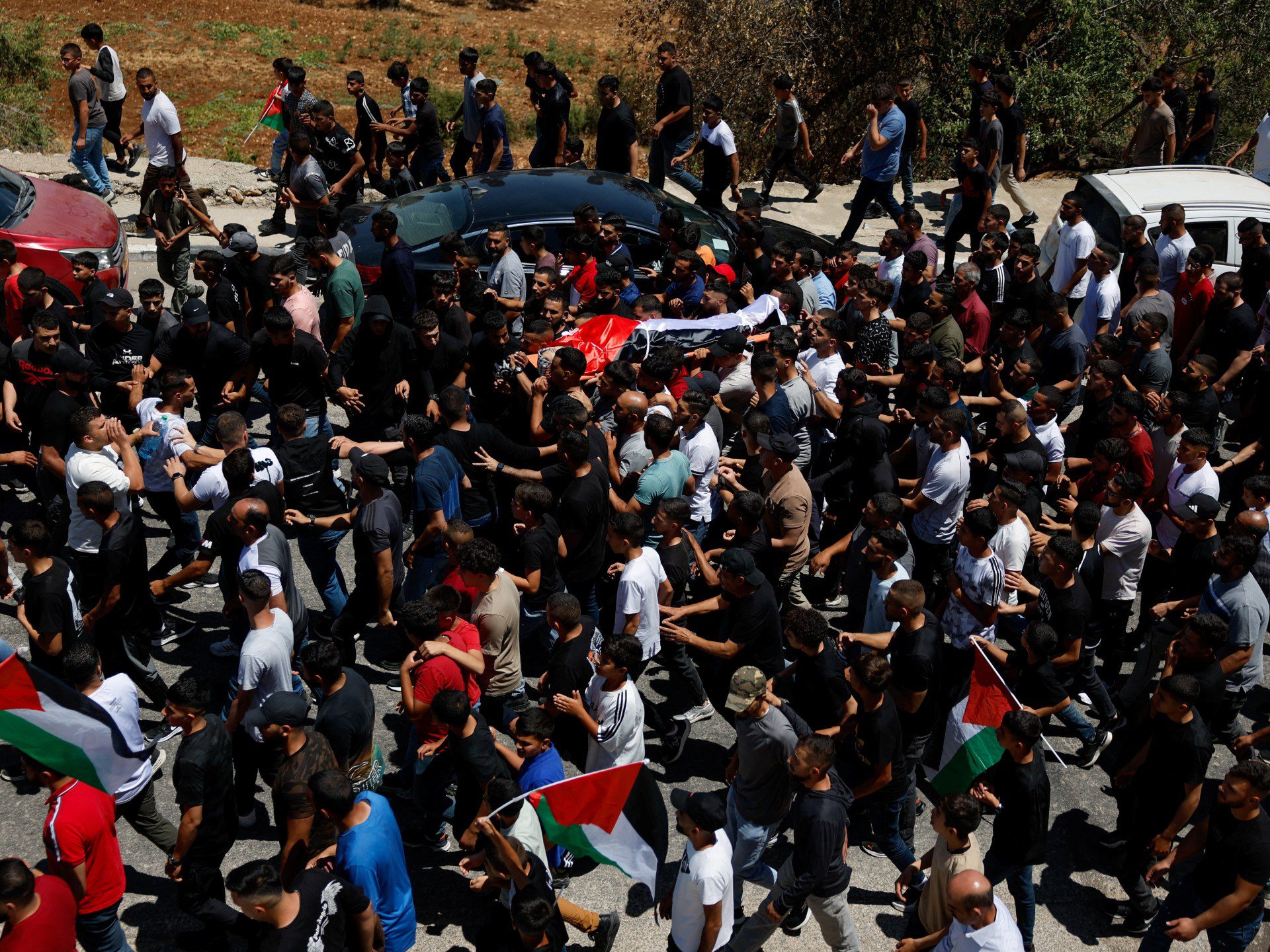 2025 08 01T112151Z 397558607 RC2BYFA7GX6J RTRMADP 3 ISRAEL PALESTINIANS SETTLERS ATTACK FUNERAL 1754079253