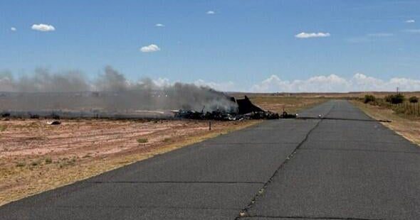 small medical transport plane crash navajo nation arizona 080525
