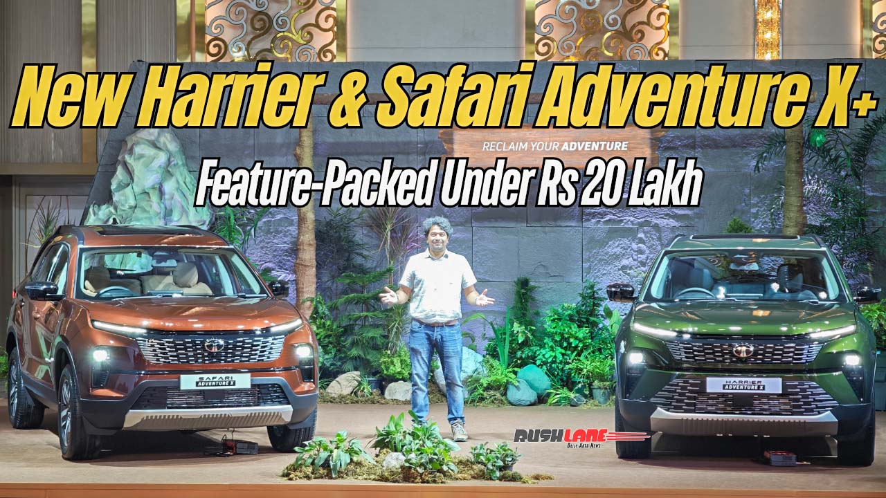 tata harrier and safari adventure x variant first look review